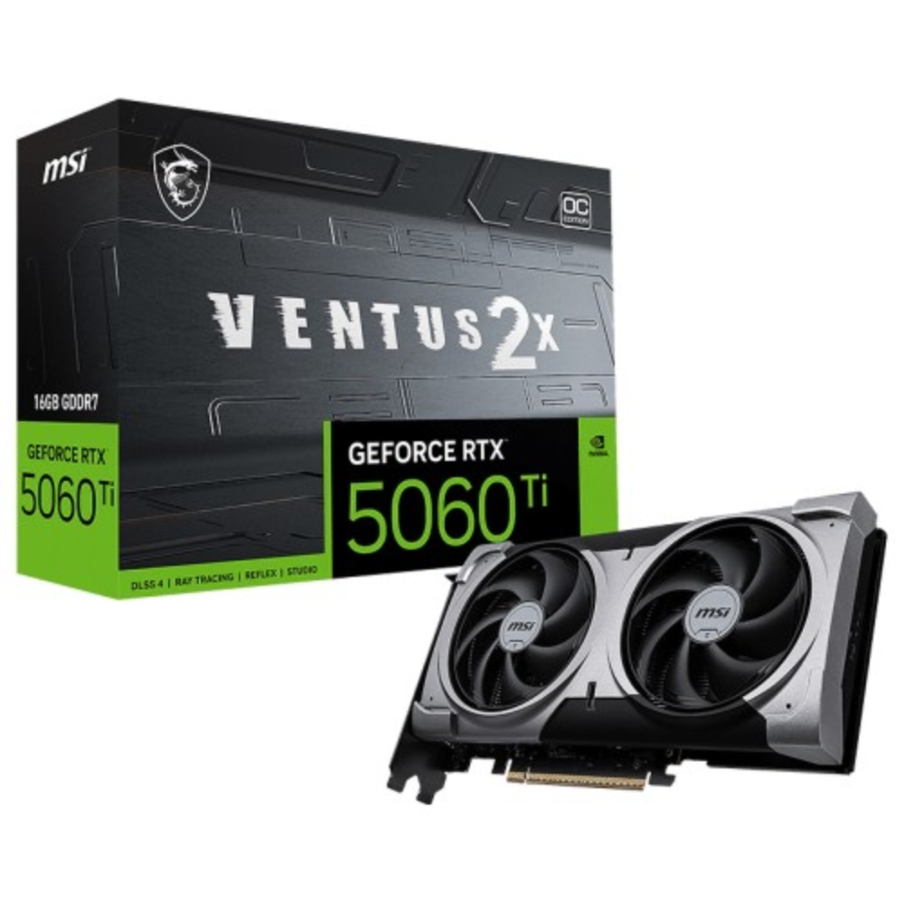 CARTE GRAPHIQUE MSI RTX 5060TI 16G VENTUS X2 OC PLUS