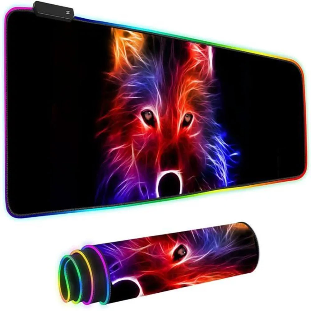 TAPIS SOURIS GAMING GM 40*90*3MM RGB MOTIF
