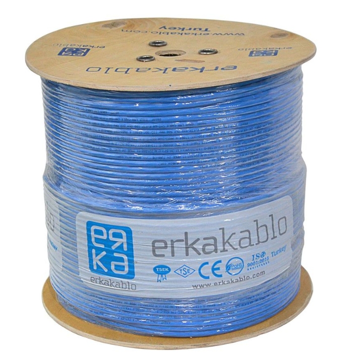 CABLE RESEUX DITESAF FTP CAT6 500M BLEU CERTIFIER 110M
