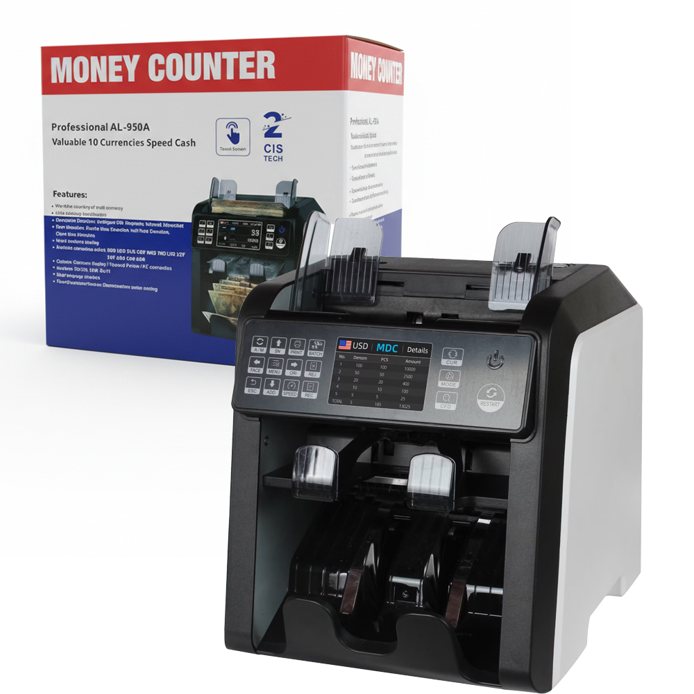 COMPTEUSE DE BILLET AL-950 MIX 2 SORTIES