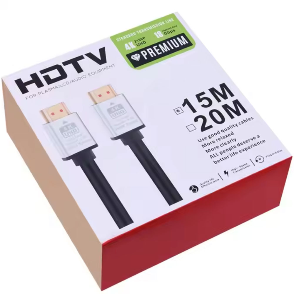 CABLE HDMI 15M 4K 2.1V
