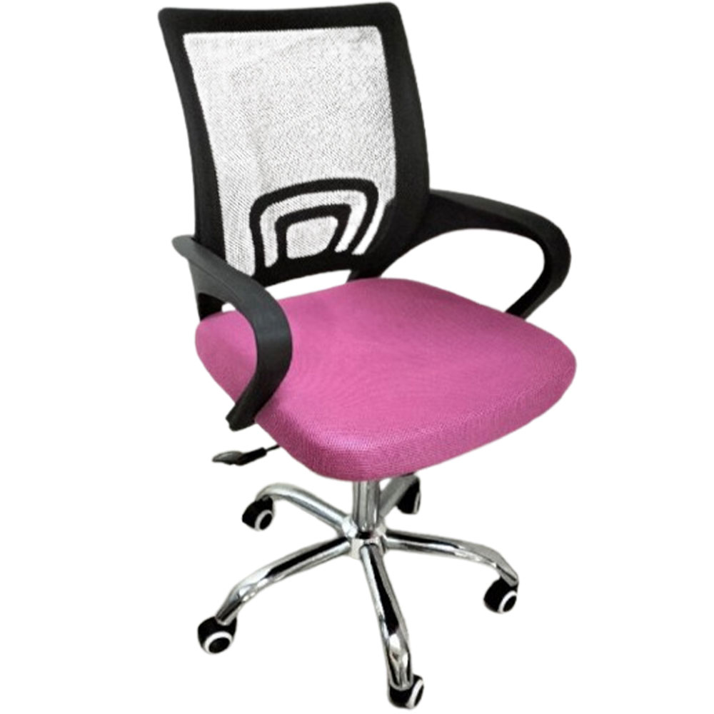 CHAISE OPERATEUR FILET OP-938 ASSISE GRENAT DOS NOIR