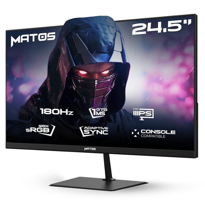 Ecran Matos 24.5″ FIGHTER2 MSG245 180 Hrz IPS 1Ms 1080P FHD STAND ADJUSTABLE