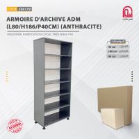 Armoire D'archive ML (L80/H186/P40cm) Gris Fonce