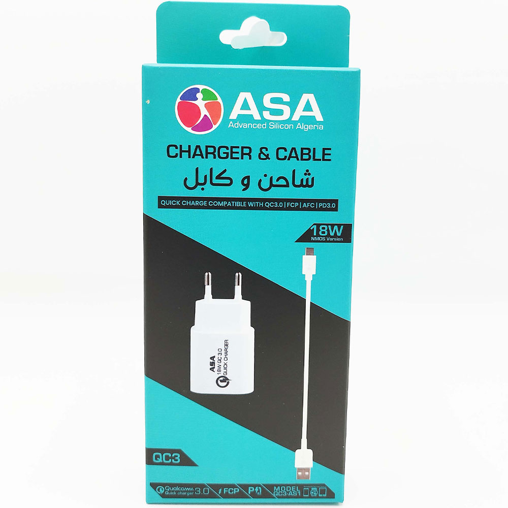 CHARGER ASA 18W QC 3.0 QUICK CHARGER