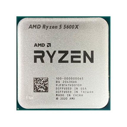 Processeur AMD AM4 RYZEN 5 5600X 6-COEURS 12-THREADS 3.7 GHZ 32MO CACHE TRAY
