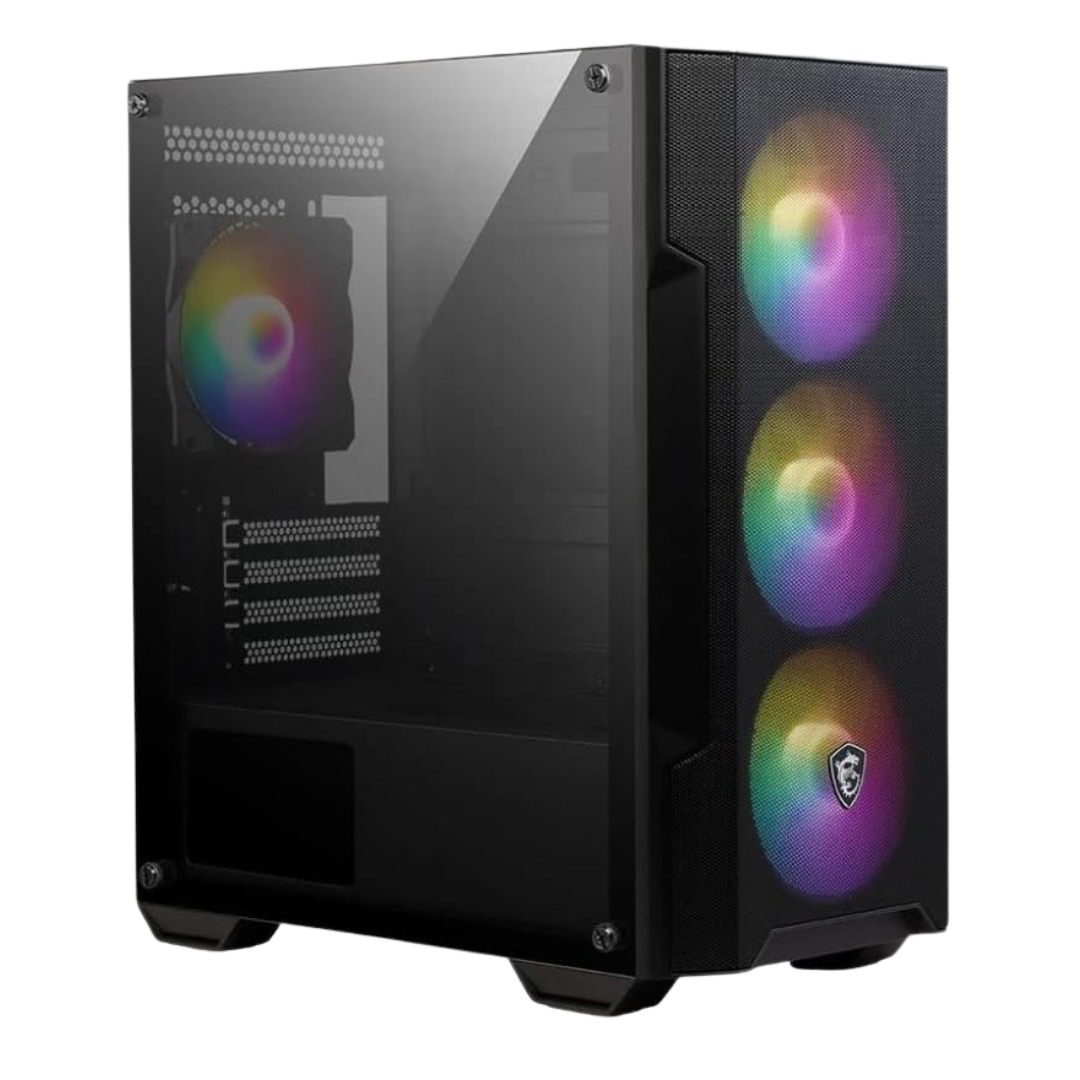 Unite Gamer Intel I5 12400F /CM MSI PRO H610M /DDR4 16G 3200Mhz / SSD MSI S270 480 GB/ PSU MSI 500W / GPU VENTUS 2X RTX 3050 6G OC / Case MSI MAG FORGE M100A/CLAVIER SOURIS MSI
