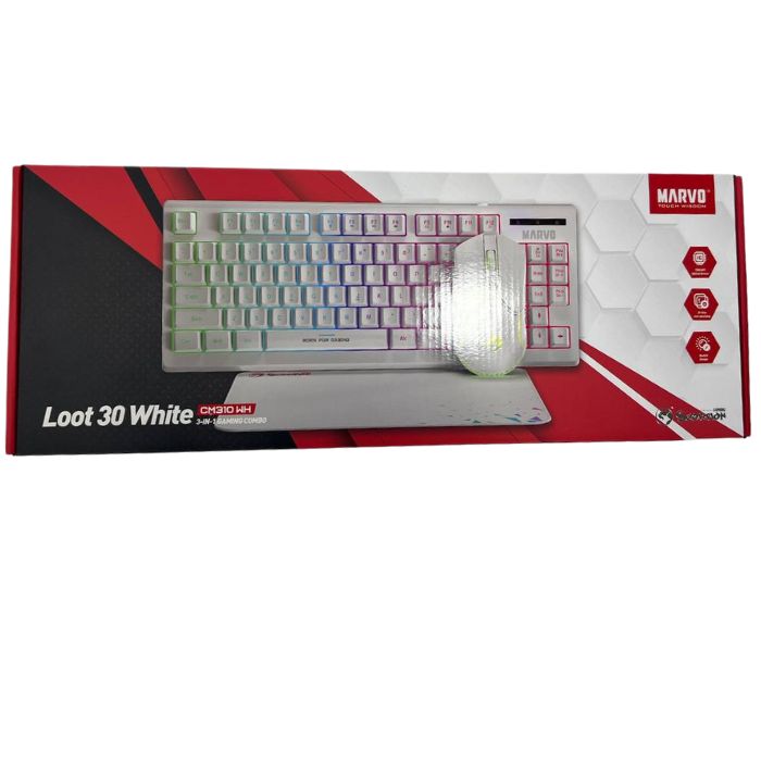 Clavier+Souris+Tapis-Souris MARVO SCORPION CM-310 3IN1