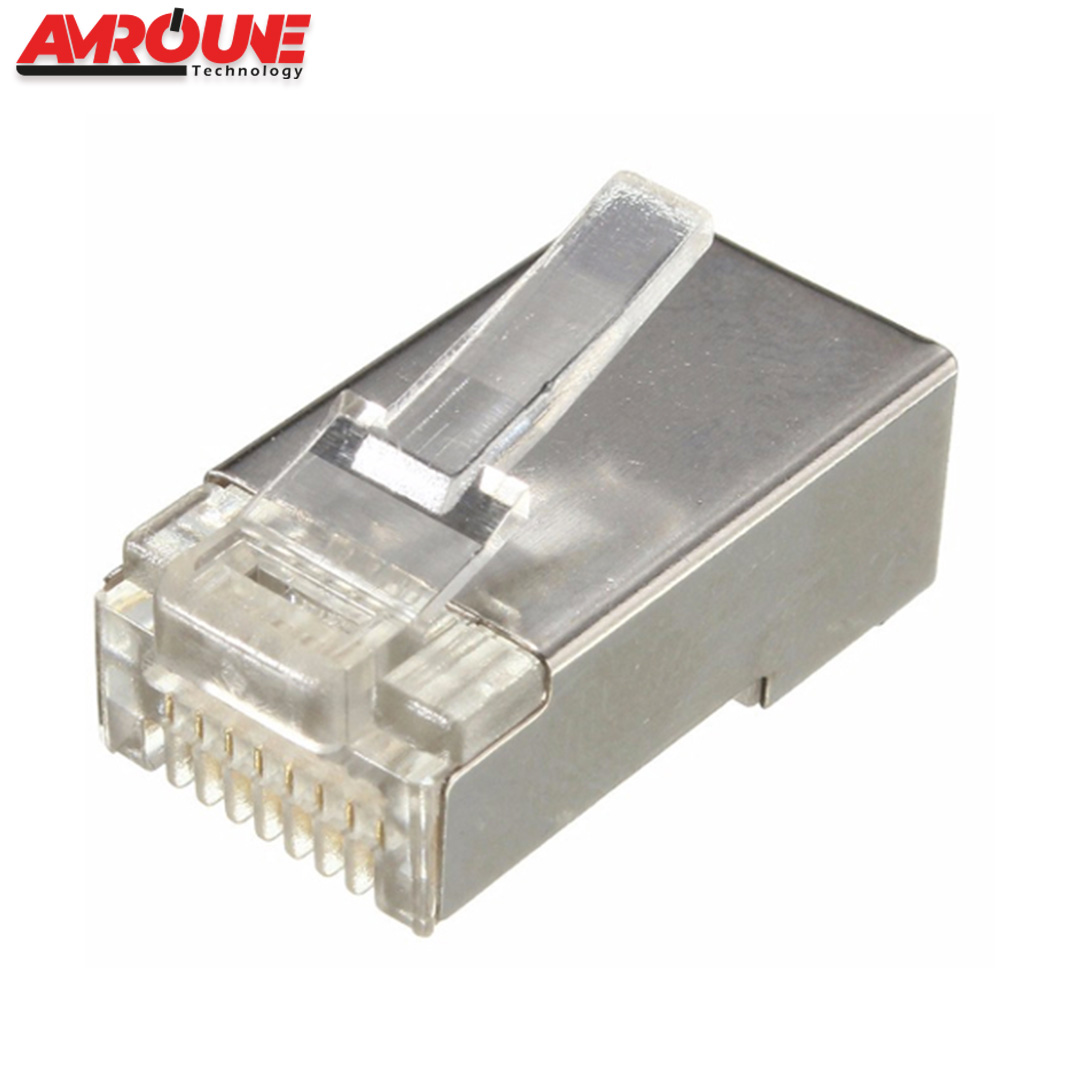 CONNECTEUR RJ45 CAT6 + GUIDE- Sac de 200Pcs