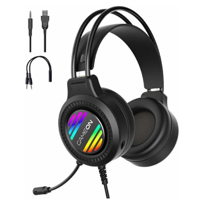 CASQUE GAMEON GOT100 RAVENSTRIKE RGB/BLACK