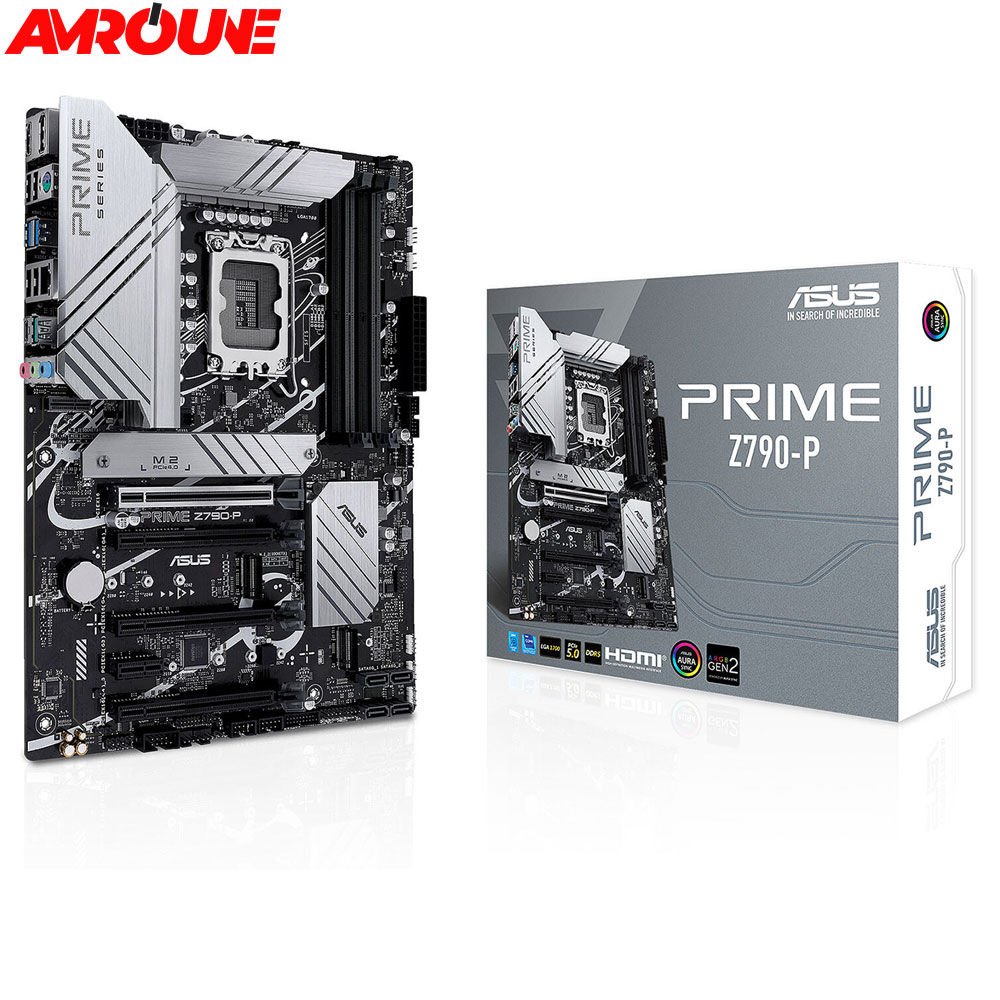 Carte mere ASUS PRIME Z790-P ATX Socket 1700 (13eme génération) Intel Express - 4x DDR5 - M.2 PCIe 4.0 - USB 3.2 - PCI-Express 5.0 16x - LAN 2.5 GbE