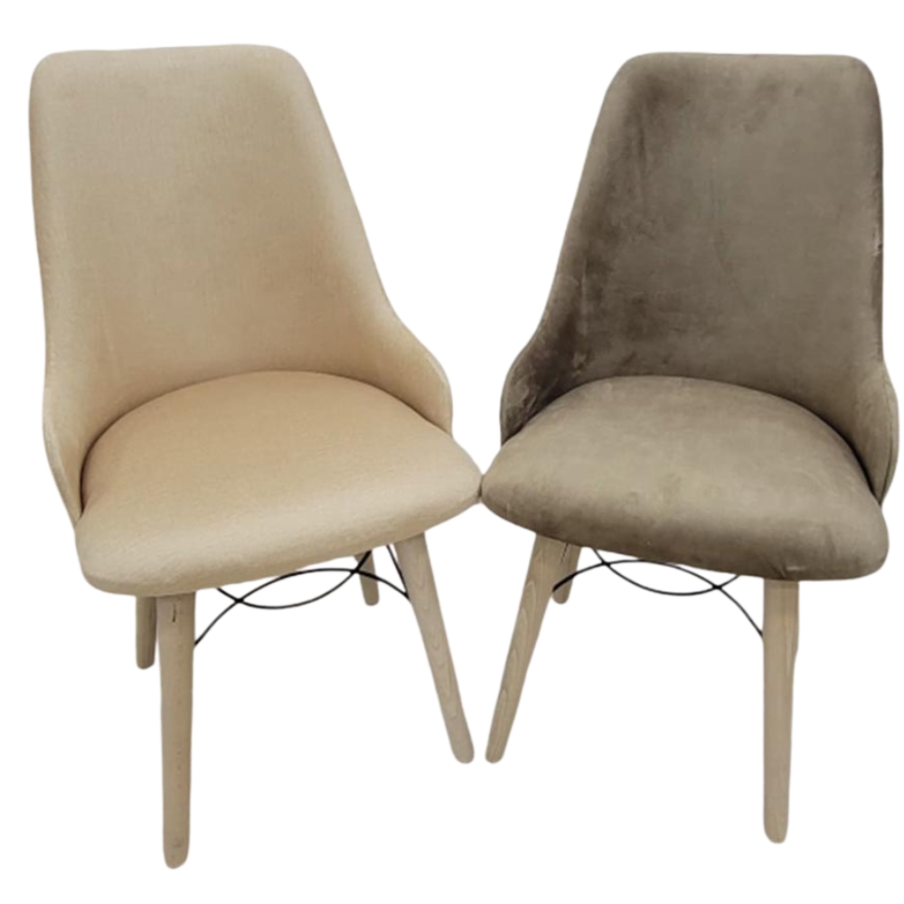 Chaise Capitonné CC-01 Pied Bois Atre GM (Chaises Salle a Manger)