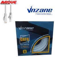 Cable Reseau Vnzane ( Certifié ) CAT6 UTP 25M Conductor : 8*7*0.15mm CCA Insulation : 0.98±0.02mm HDPE OD: 6.0±0.2mm PVC (VN-N601)