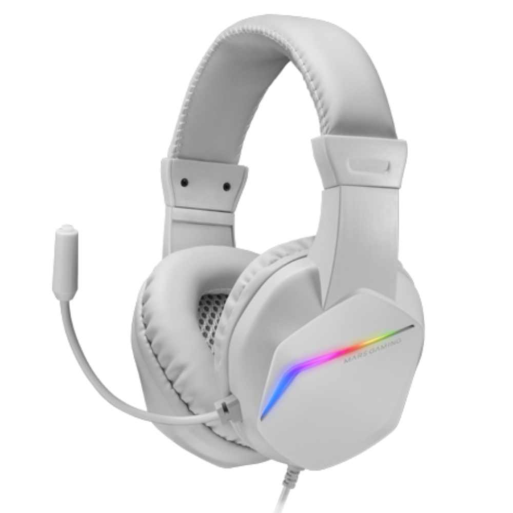 CASQUE MARS GAMING MH122 WHITE