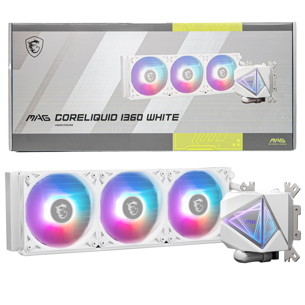 WATERCOOLING MSI MAG CORELIQUID I360 360MM – 3 X FANS ARGB