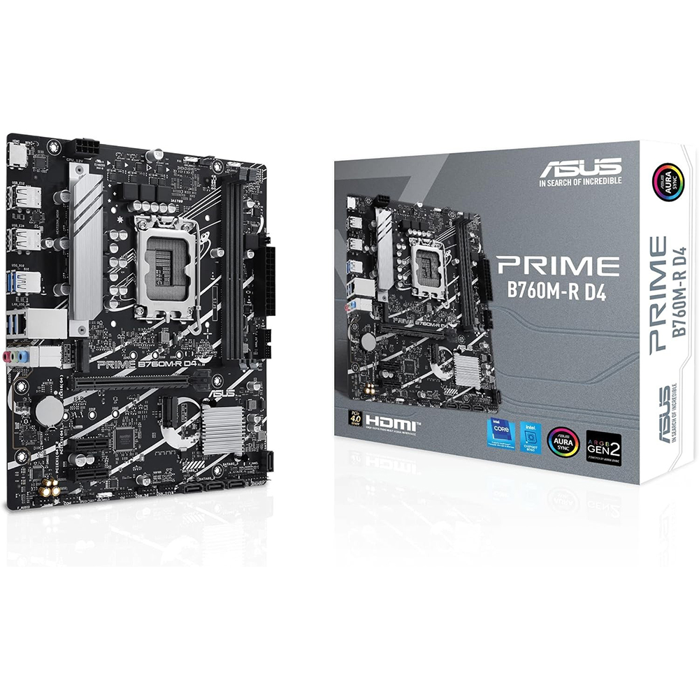 CARTE MERE ASUS PRIME B760M-K D4 INTEL 14TH/DDR4