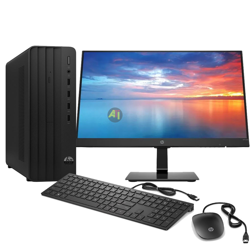 PC DE BUREAU HP PRO 290 CORE I3-7100U /DDR4 8 GO/ SSD 256G/ECRAN 21.5" clavier souris