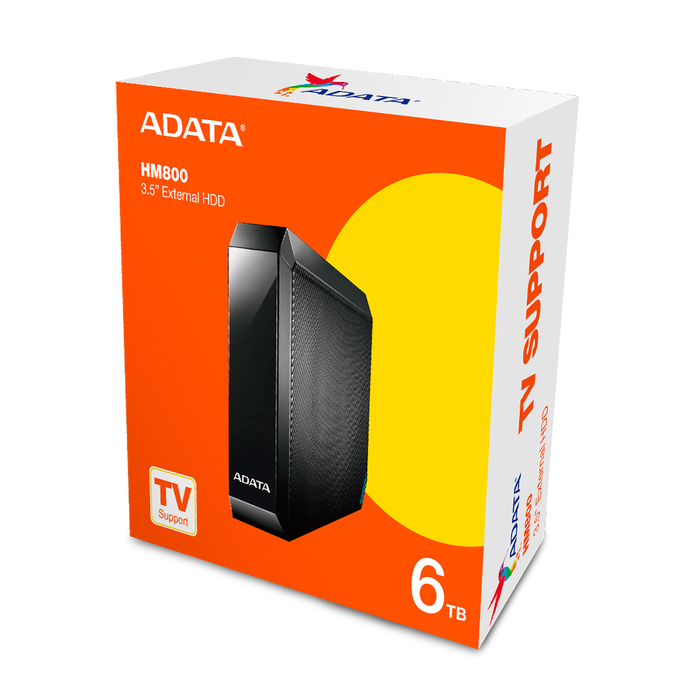 Disque Dur Ext 3.5" 6Tb Adata HM800 USB3.2