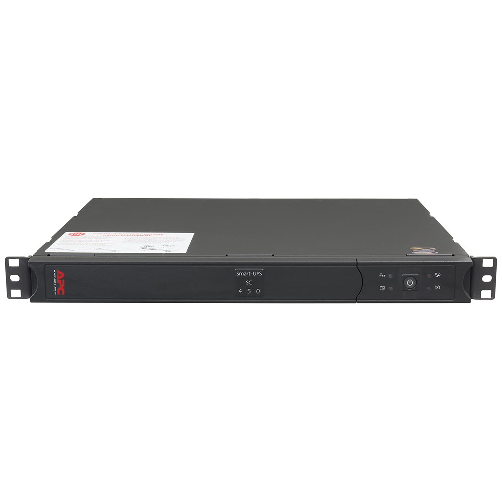 Onduleur APC Smart-ups APC SC 450VA, 230 V -montage en rack 1U/tour SC450RMI1U