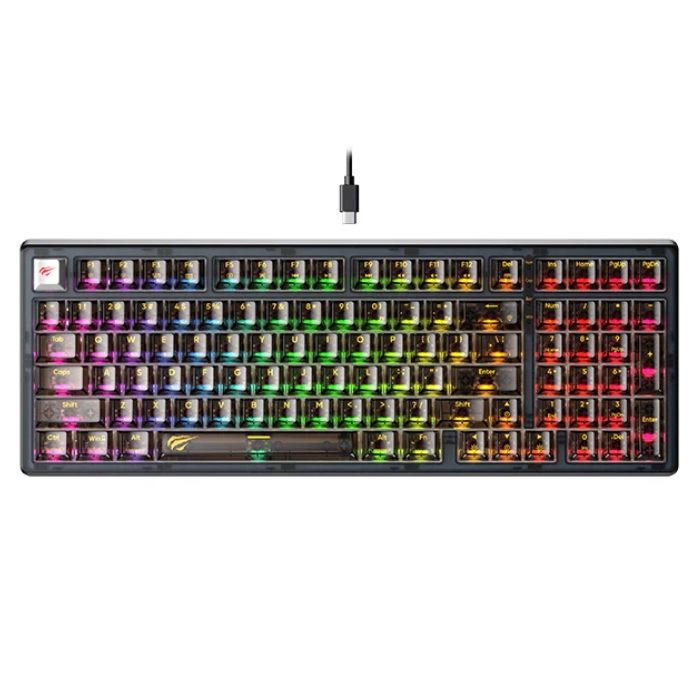 CLAVIER HAVIT MECANIQUE KB-875L SWITCH RED -100%