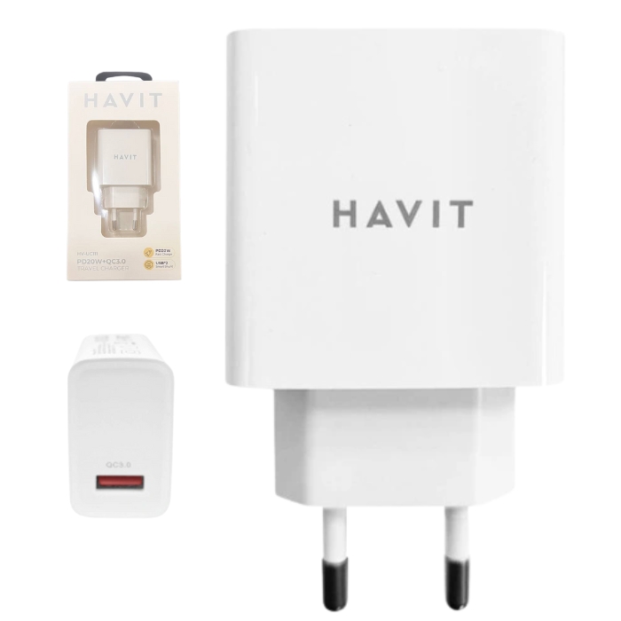 CHARGEUR HAVIT- UC1015 USB QC3.0 18W
