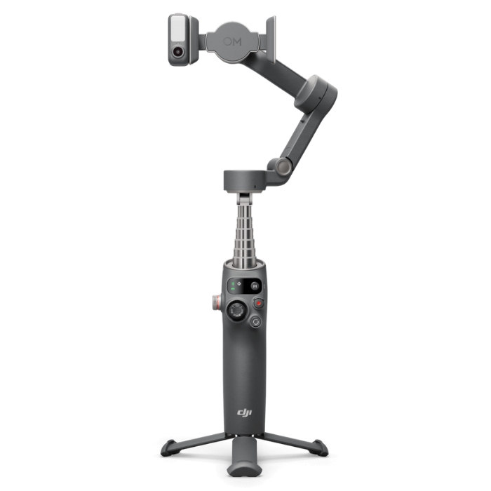 DJI Osmo Mobile 7P:3-axis gimbal stabilization-Built-in extension rod-Comes with a Multifunctional Module-Bluetooth 5.3 connectivity-Battery life up to ≈ 10 hours