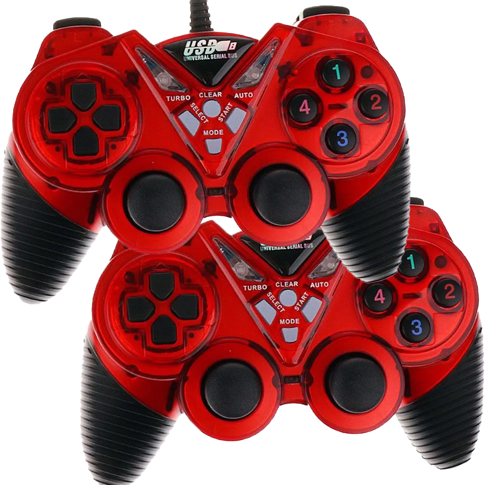 Manette Vibrante Double 890 Blanc/Blue