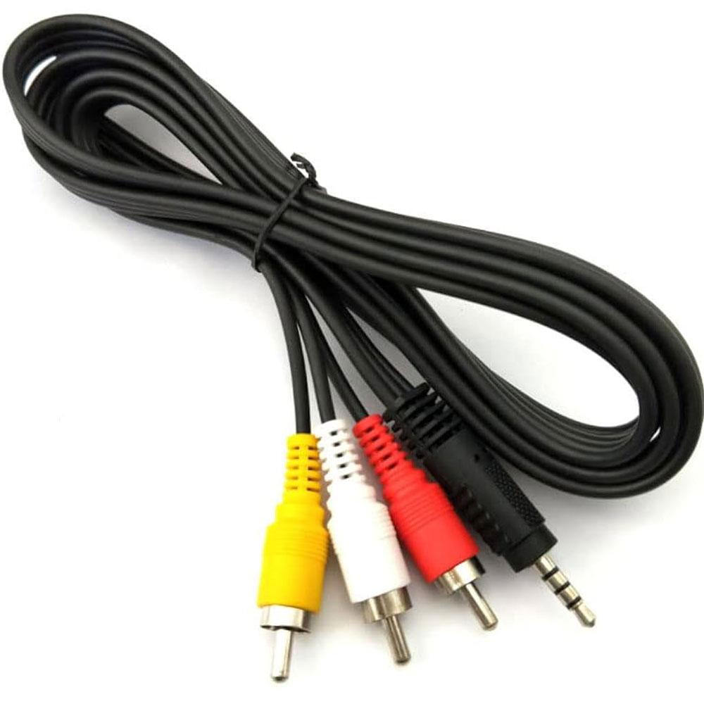 CABLE AUDIO/VIDEO JACK 3.5/3RCA 1.5M