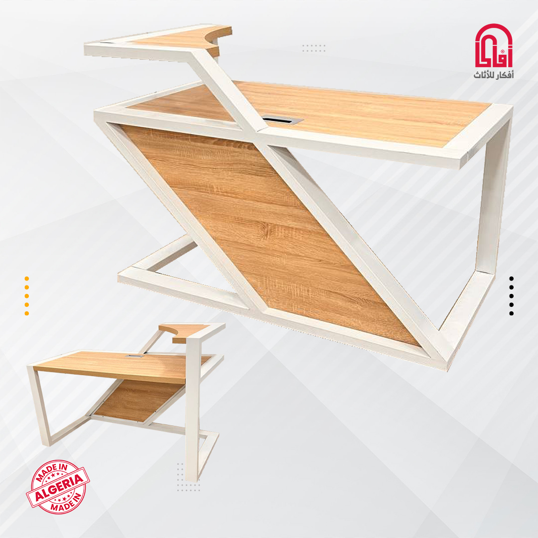 BUREAU SIZAR MDF TR80/40(140-70-75)(D-sonoma p-blanc)