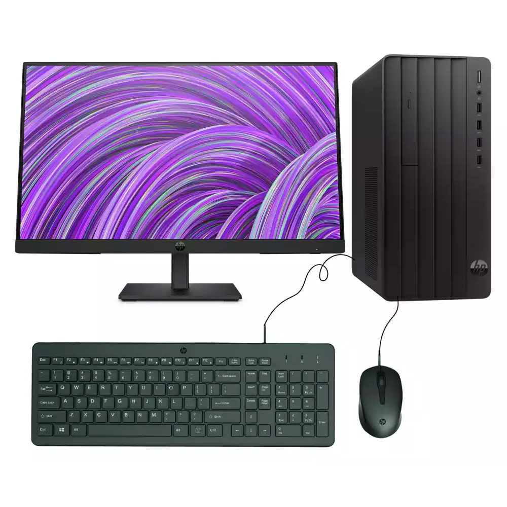 PC DE BUREAU HP 290 G9 (PN 624B8ET) CORE I3 12100 8G RAM 512G NVME/ DVD-RW/DOS LED 21.5" 322PV