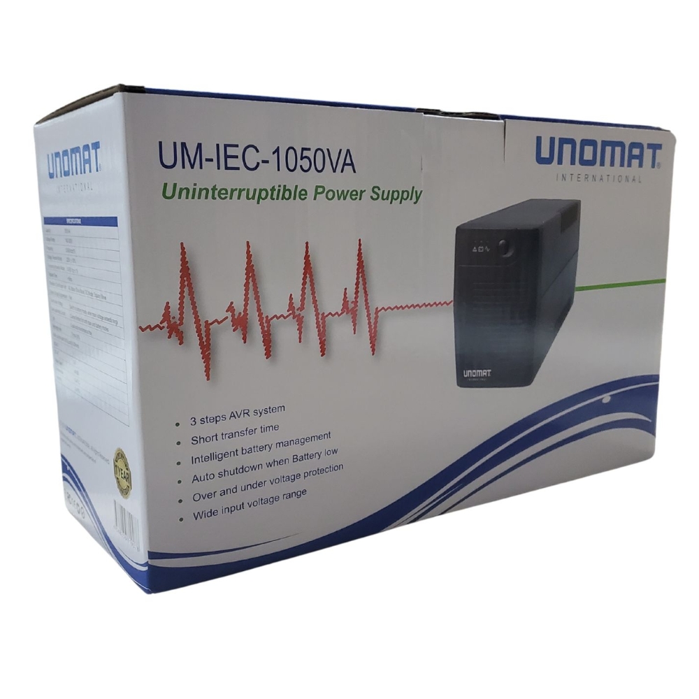 ONDULEUR UNOMAT UPS UM 850VA 4 SORTIES IEC