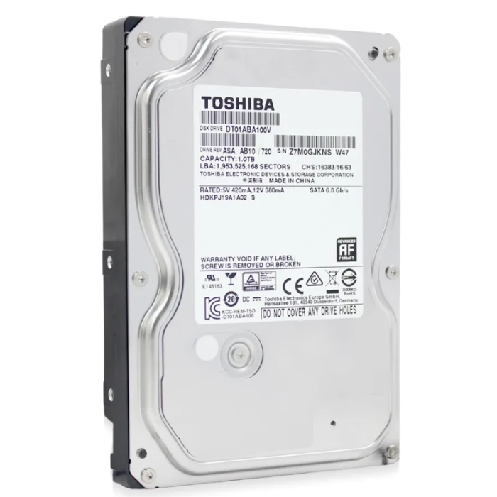 DISQUE DUR 3.5" 1TB TOSHIBA SATA NEW