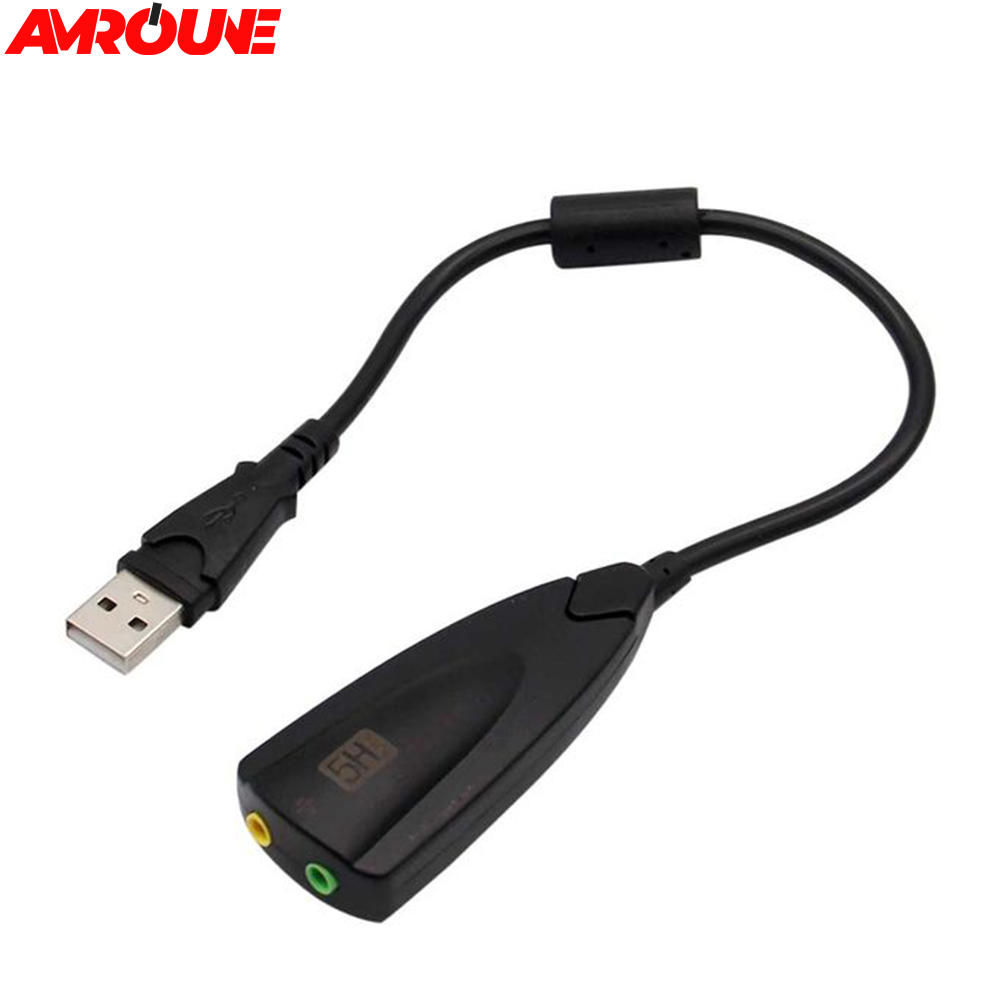 CARTE SON USB 2CH 7.1 AVEC CABLE-5HV2