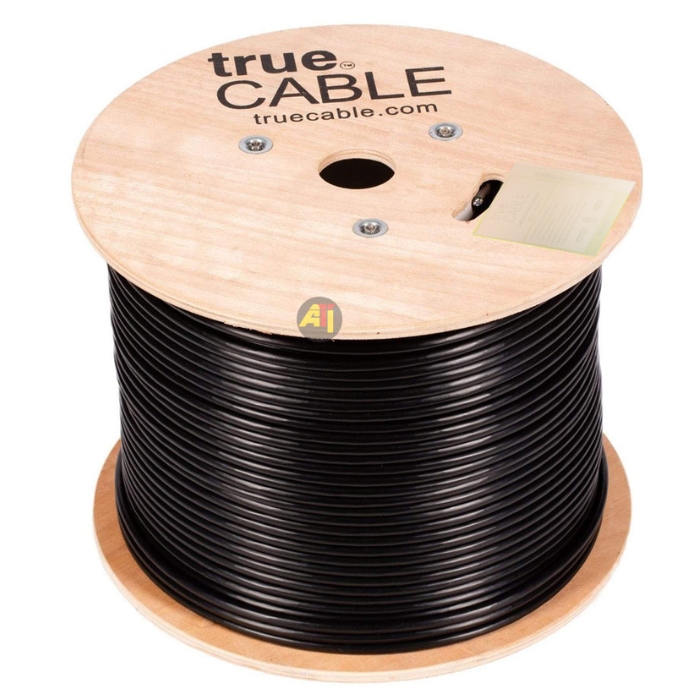 CABLE RESEUX DITESAF OUTDOOR FTP CAT6 500M NOIR