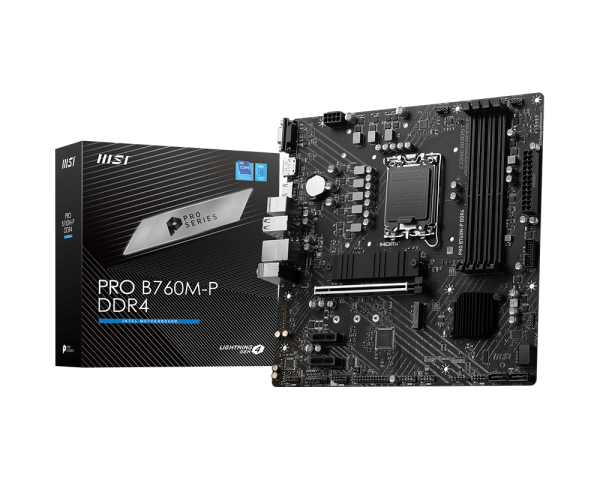 BUNDLE CARTE MERE MSI B760M-P DDR4 + CPU i3-14100F