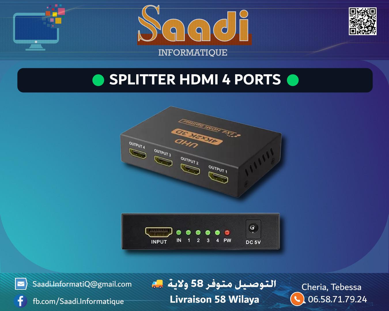 SPLITTER HDMI 4 PORTS