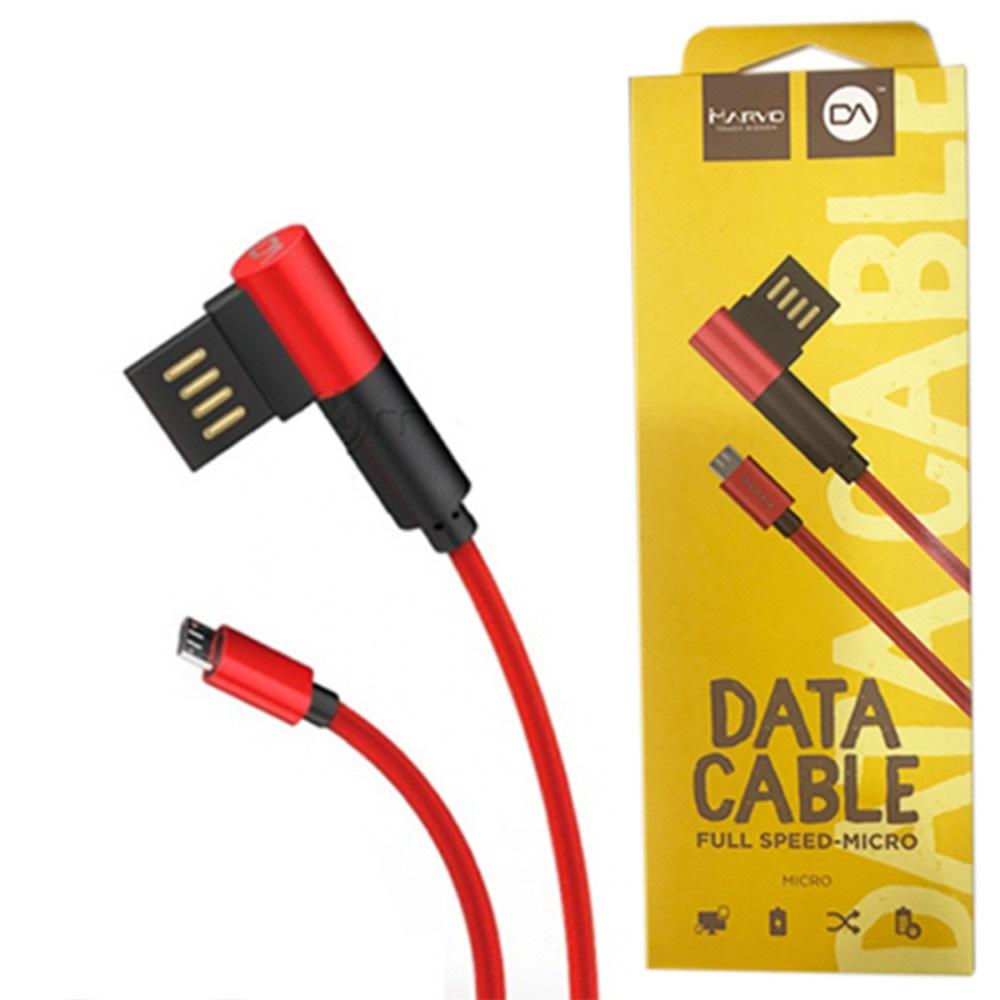 Cable MARVO DA DT0012MRD 90° Android Micro (Im)