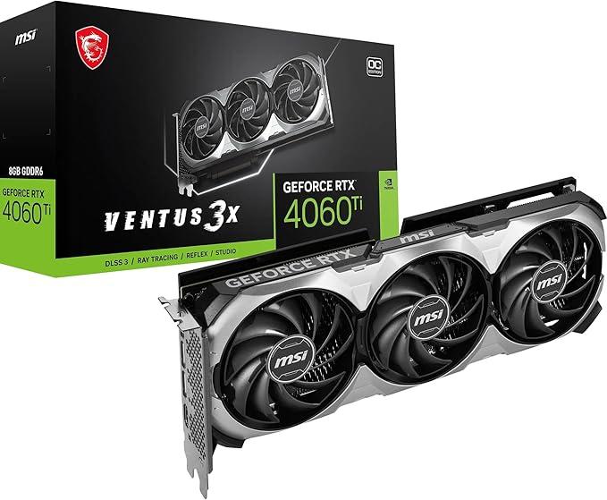 GPU RTX 4060TI 8GB MSI VENTUS 3X