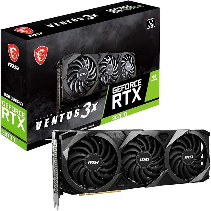 GPU RTX 3070TI 8GB MSI VENTUS 3X