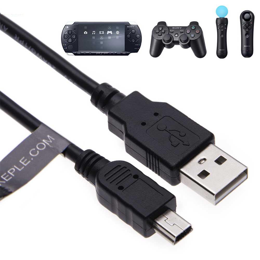 CABLE USB MP4 1.8M pour Manette Playstation PS3