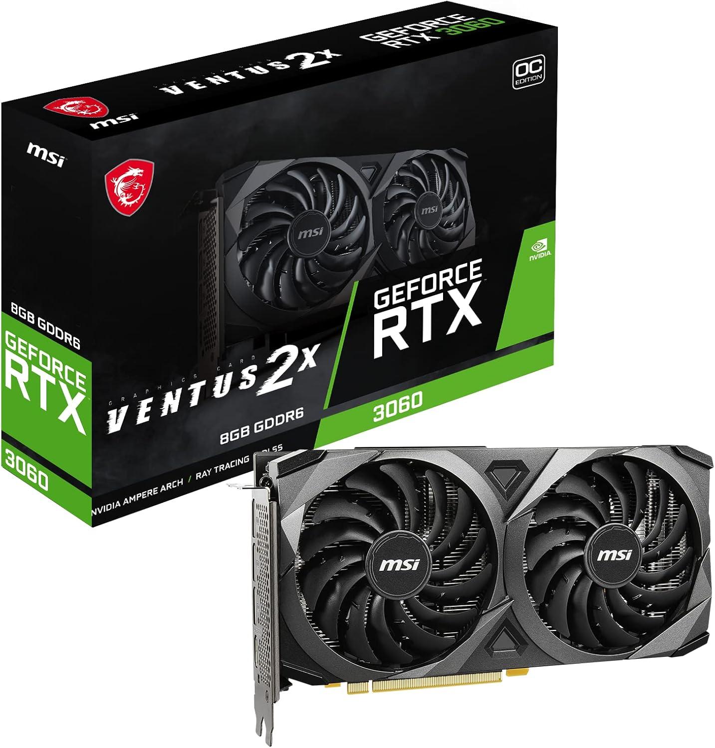 RTX 3060 MSI VENTES 8GB