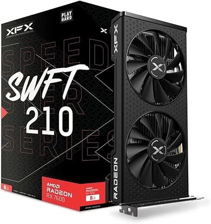 XFX VGA 8GB Radeon RX7600 Speedster SWFT210