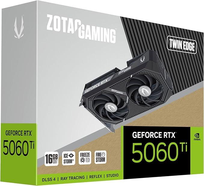 GPU RTX 5060TI 16GB ZOTAC TWIN EDGE