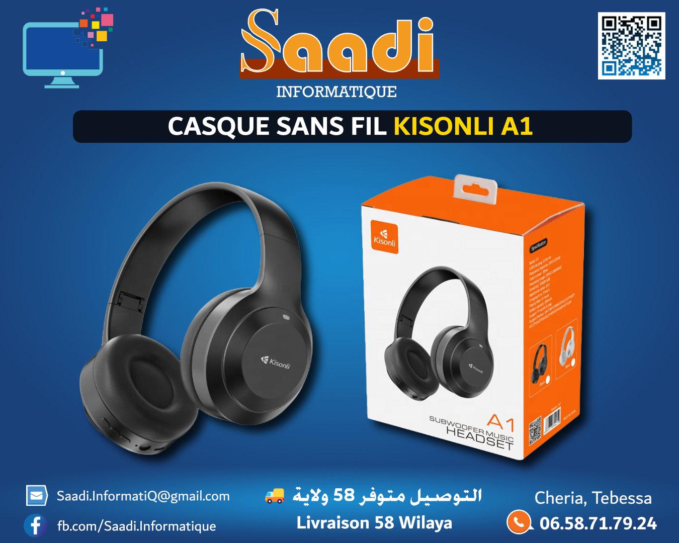 CASQUE SANS FIL KISONLI A1
