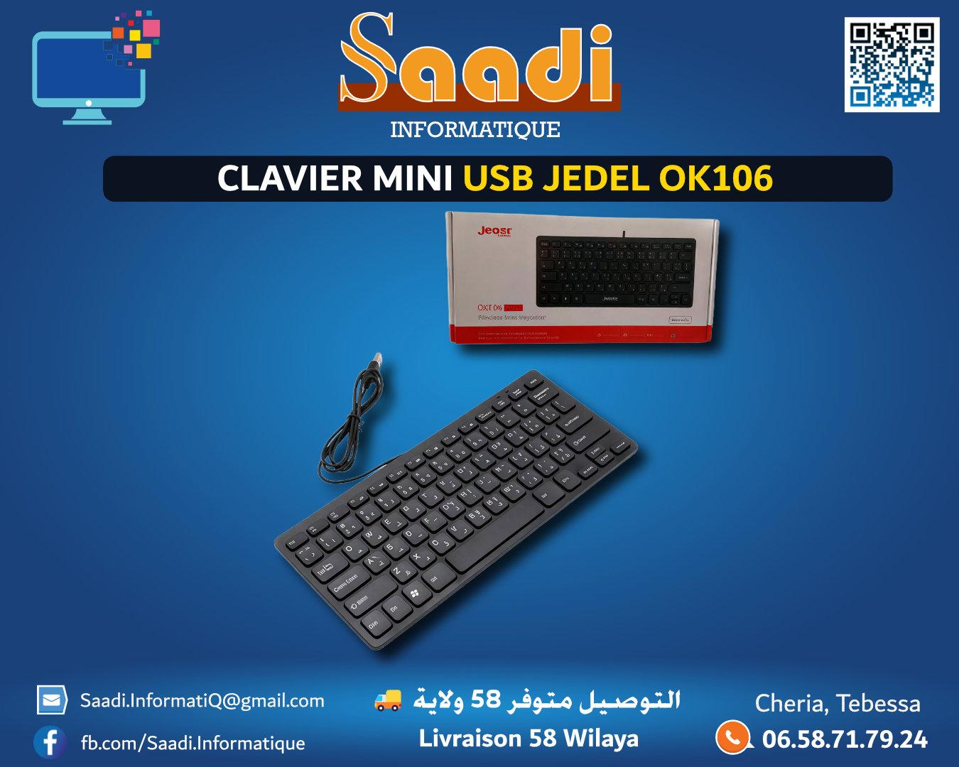 CLAVIER MINI USB JEDEL OK106