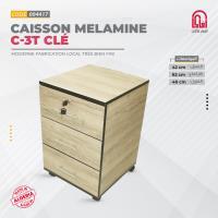 Caisson Melamine C-3T clé ( L40/H62/P42cm)