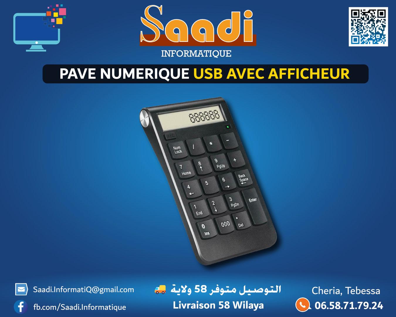 PAVE NUMERIQUE USB AVEC AFFICHEUR