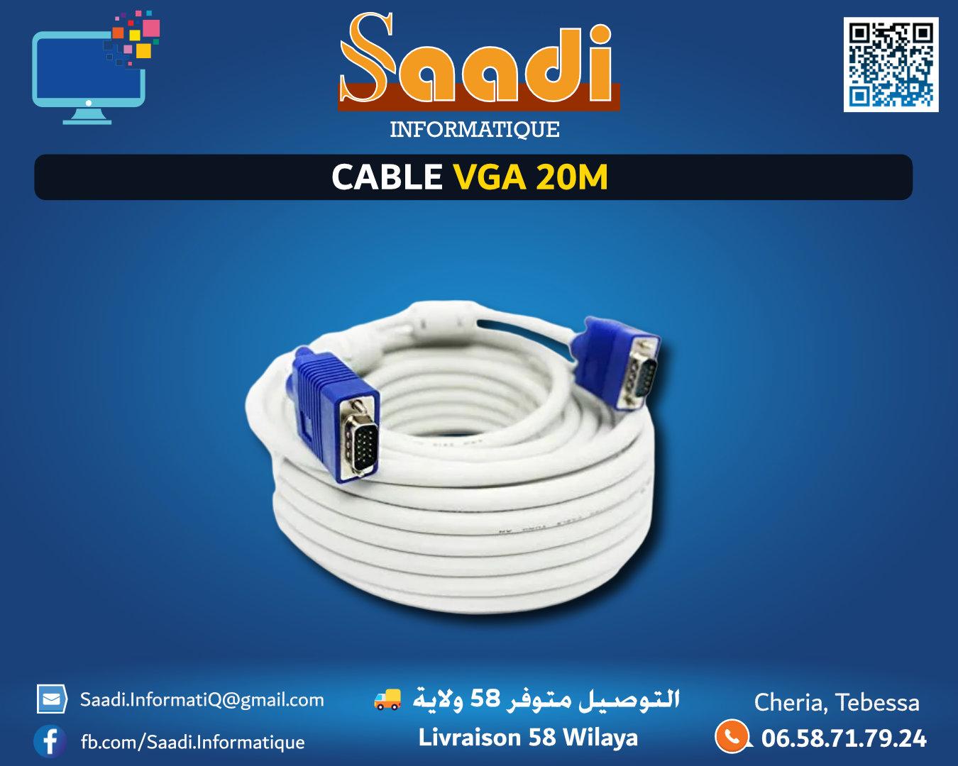 CABLE VGA 20M