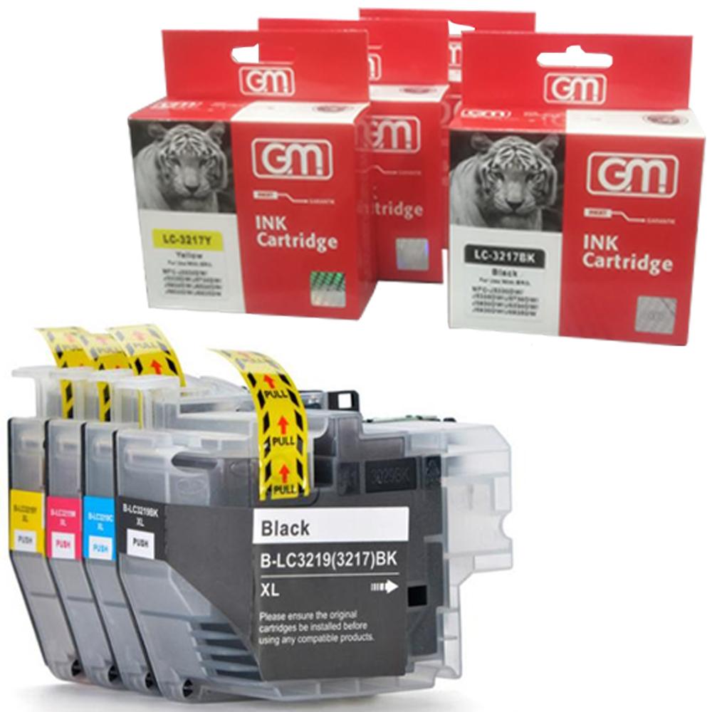 PACK CARTOUCHE BROTHER J6530DW-6930DW LC 3217 B/C/M/Y/GM