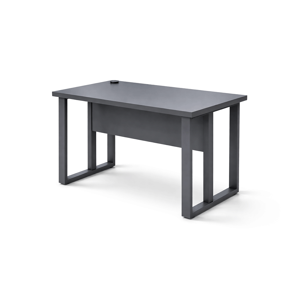 Bureau ML OPTIMA (L120-H75-P60cm) (D-Gris Foncé P-Gris Foncé mat)